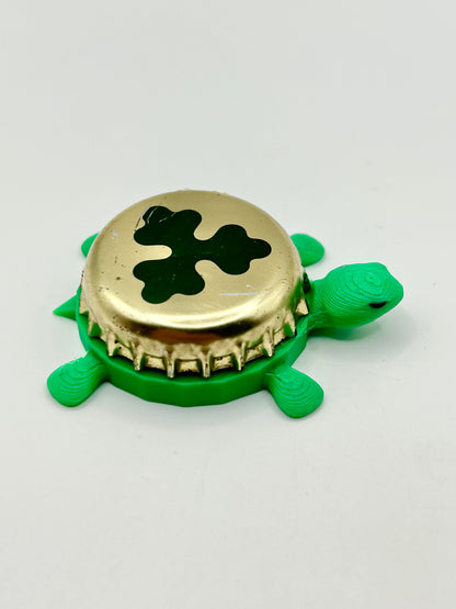 Carlsberg Logo (Green) - Bottle Cap Magnet Turtle Shell Shocked Art