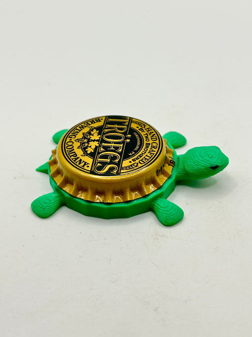 Troegs Beer (Vintage, Rare) - Bottle Cap Magnet Turtle Shell Shocked Art