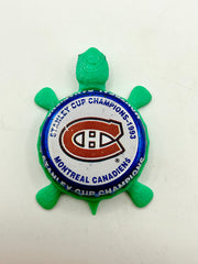 Montreal Canadiens Stanley Cup Champions (1993) - Bottle Cap Magnet Turtle Shell Shocked Art