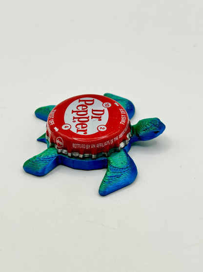 Dr Pepper (Red) - Sea Turtle Bottle Cap Magnet Shell Shocked Art