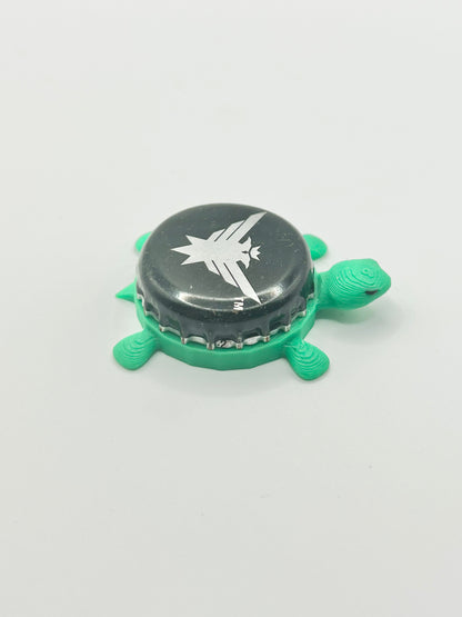 Smirnoff Eagle (Black) - Bottle Cap Magnet Turtle Shell Shocked Art