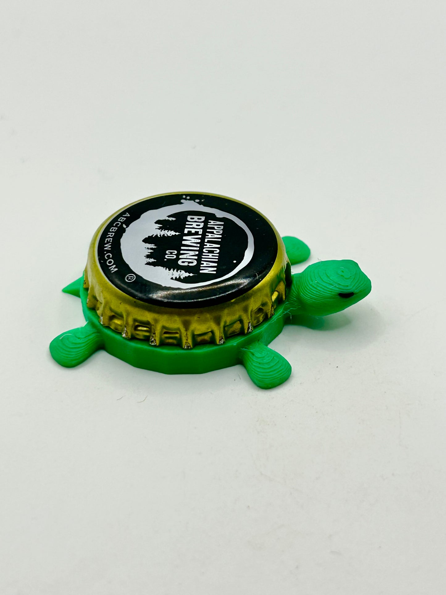 Appalachian Brewing (Vintage) - Bottle Cap Magnet Turtle