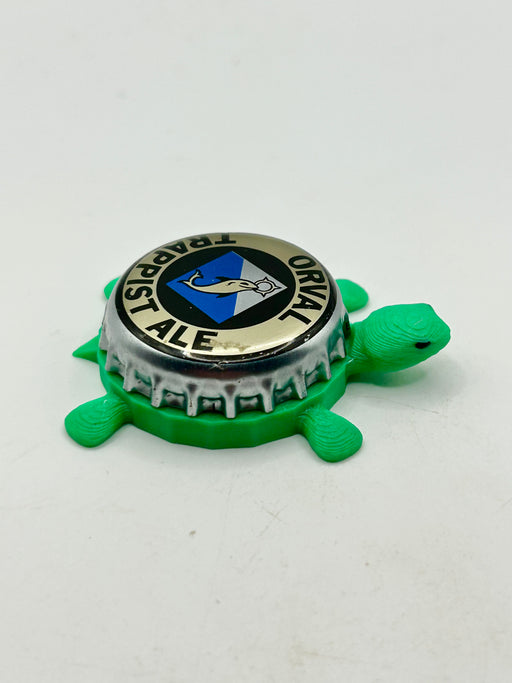 Orval Trappist Ale - Bottle Cap Magnet Turtle Shell Shocked Art