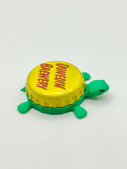 Dunedin Brewery - Bottle Cap Magnet Turtle Shell Shocked Art
