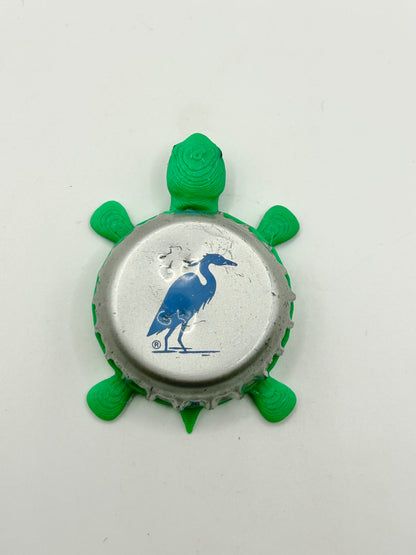 Bridgeport Ales (Heron) - Bottle Cap Magnet Turtle Shell Shocked Art