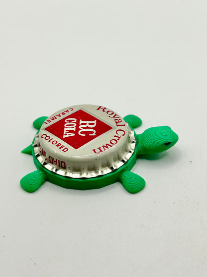 RC Cola (Vintage) - Bottle Cap Magnet Turtle Shell Shocked Art
