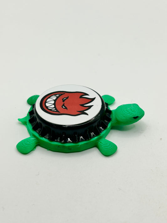 Spitfire Skateboarding - Bottle Cap Magnet Turtle Shell Shocked Art