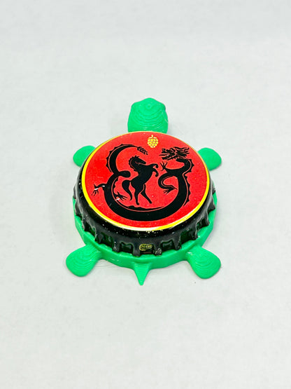 Horse and Dragon - Bottle Cap Magnet Turtle Shell Shocked Art