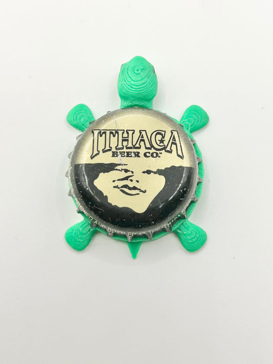 Ithaca Beer Co. (Vintage) - Bottle Cap Magnet Turtle