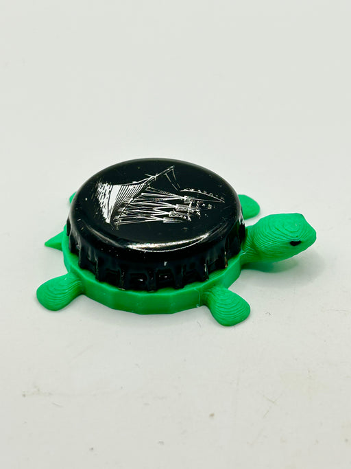 Shipyard Brewing (Black, Vintage) - Bottle Cap Magnet Turtle Shell Shocked Art