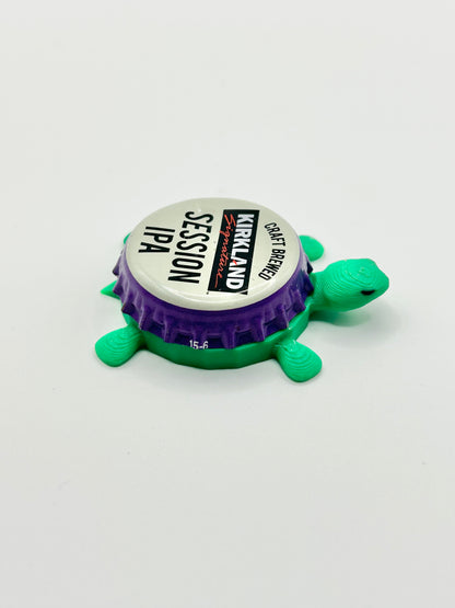 Kirkland Session IPA - Bottle Cap Magnet Turtle Shell Shocked Art