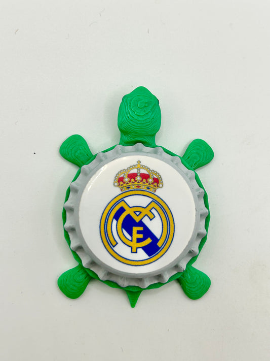 Real Madrid - Bottle Cap Magnet Turtle