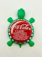 Coca Cola Classic - Bottle Cap Magnet Turtle Shell Shocked Art