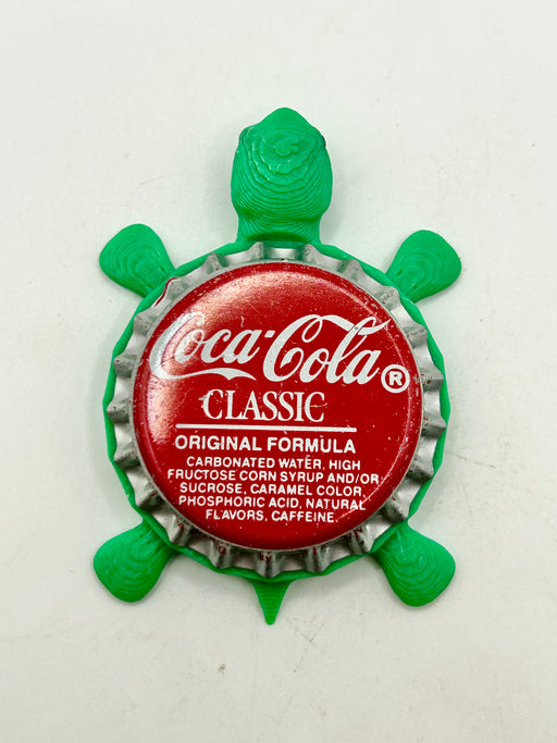 Coca Cola Classic - Bottle Cap Magnet Turtle Shell Shocked Art
