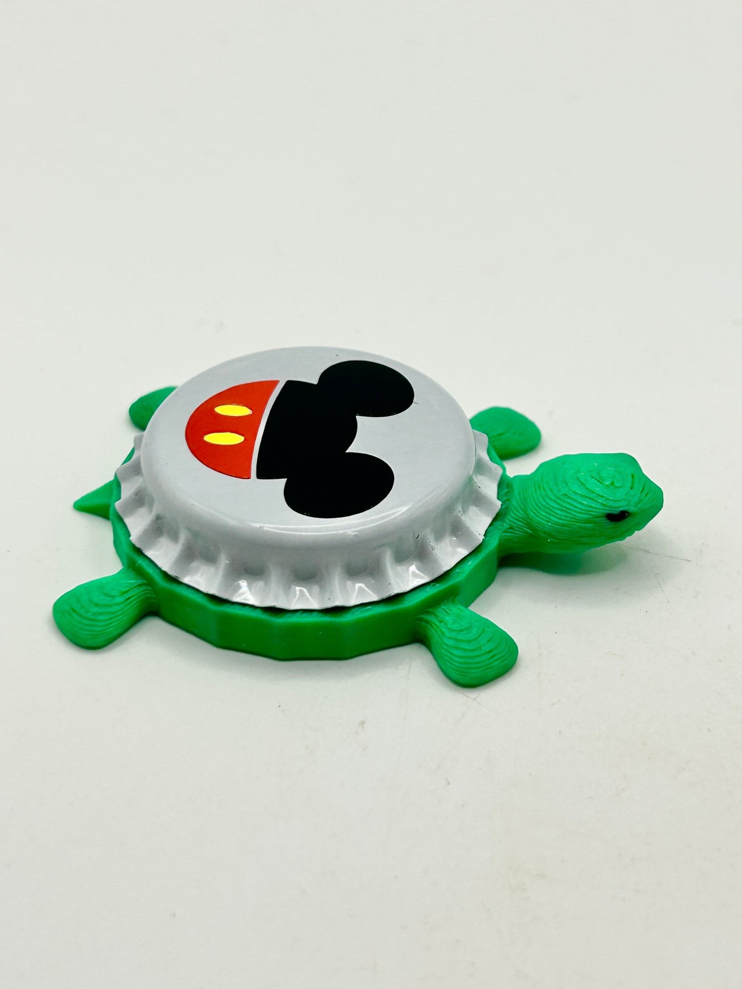 Mickey Mouse - Bottle Cap Magnet Turtle Shell Shocked Art