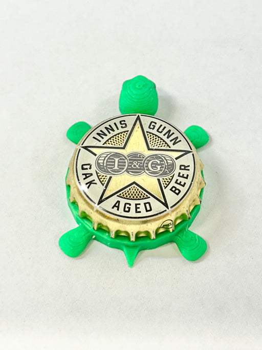 Innis & Gunn Oak Aged Beer - Bottle Cap Magnet Turtle Shell Shocked Art