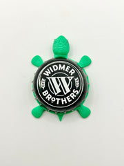Widmer Brothers Brewing (Vintage Black & White) - Bottle Cap Magnet Turtle Shell Shocked Art