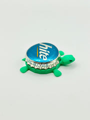 Hite - Bottle Cap Magnet Turtle Shell Shocked Art