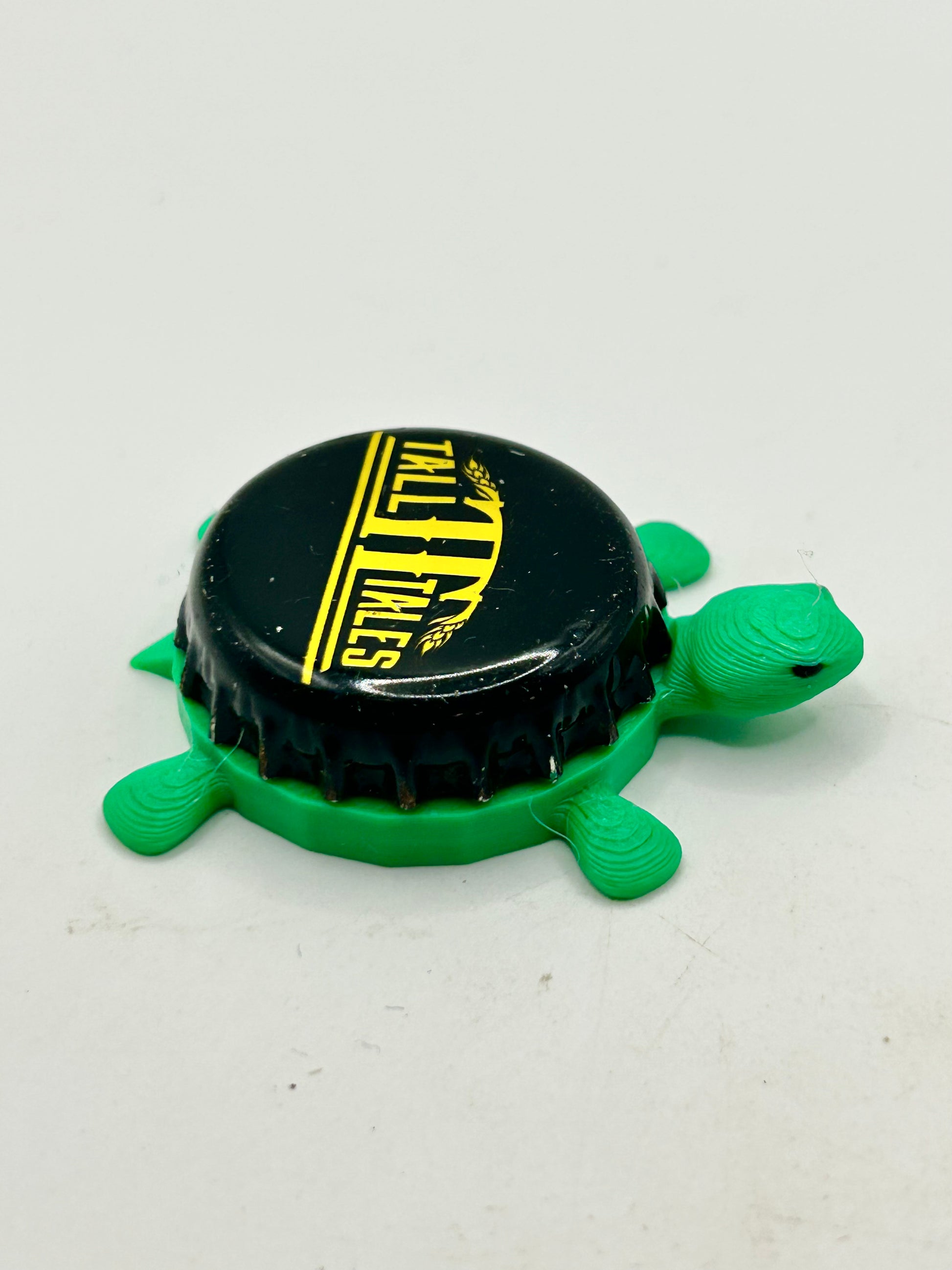 Tall Tales Brewing - Bottle Cap Magnet Turtle Shell Shocked Art