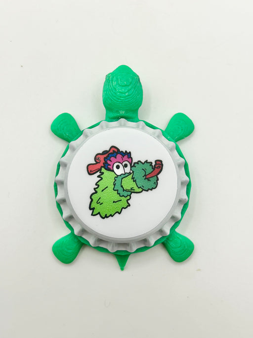 Phanatic Philadelphia Phillies - Bottle Cap Magnet Turtle Shell Shocked Art
