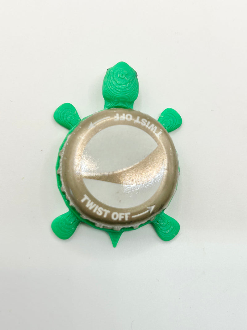 Diet Pepsi Logo - Bottle Cap Magnet Turtle Shell Shocked Art