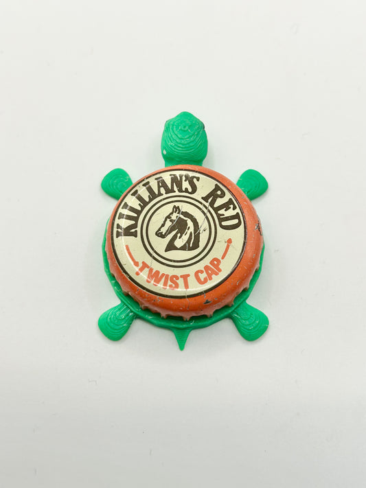 Killian's Irish Red (Vintage) - Bottle Cap Magnet Turtle