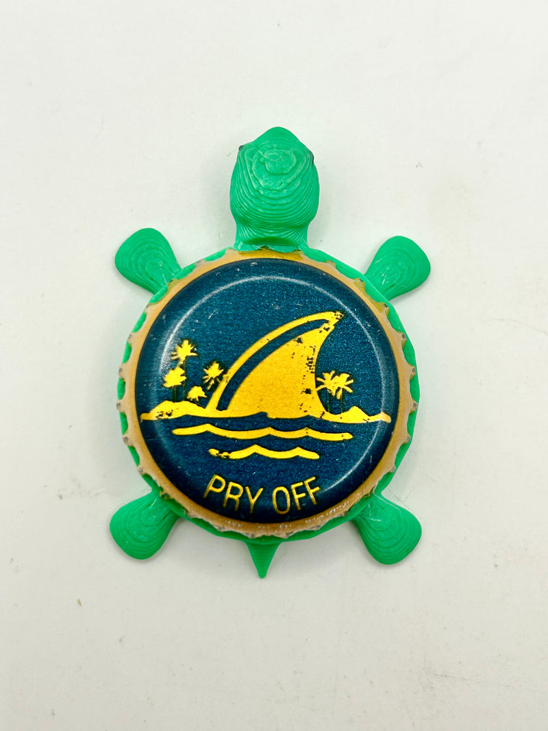 Land Shark (Vintage) - Bottle Cap Magnet Turtle