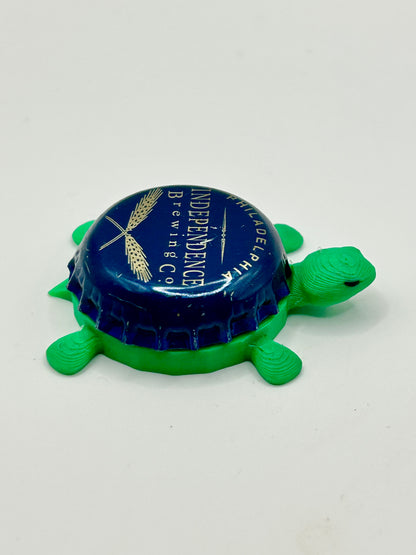 Independence Brewing (Philadelphia) - Bottle Cap Magnet Turtle Shell Shocked Art