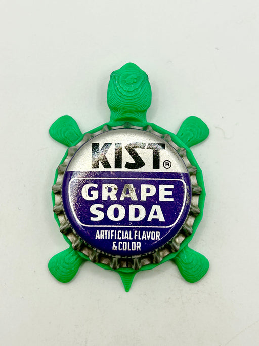 Kist Grape Soda - Bottle Cap Magnet Turtle Shell Shocked Art