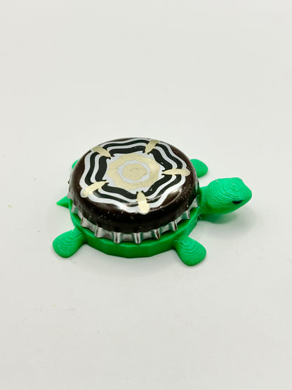 Samuel Smith Brewing (Brown) - Bottle Cap Magnet Turtle Shell Shocked Art