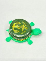Anchor Brewing (Green) - Bottle Cap Magnet Turtle Shell Shocked Art