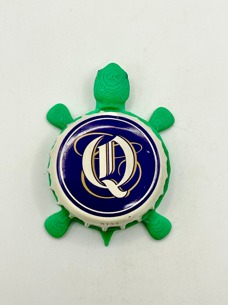 La Trappe Quadrupel - Bottle Cap Magnet Turtle Shell Shocked Art