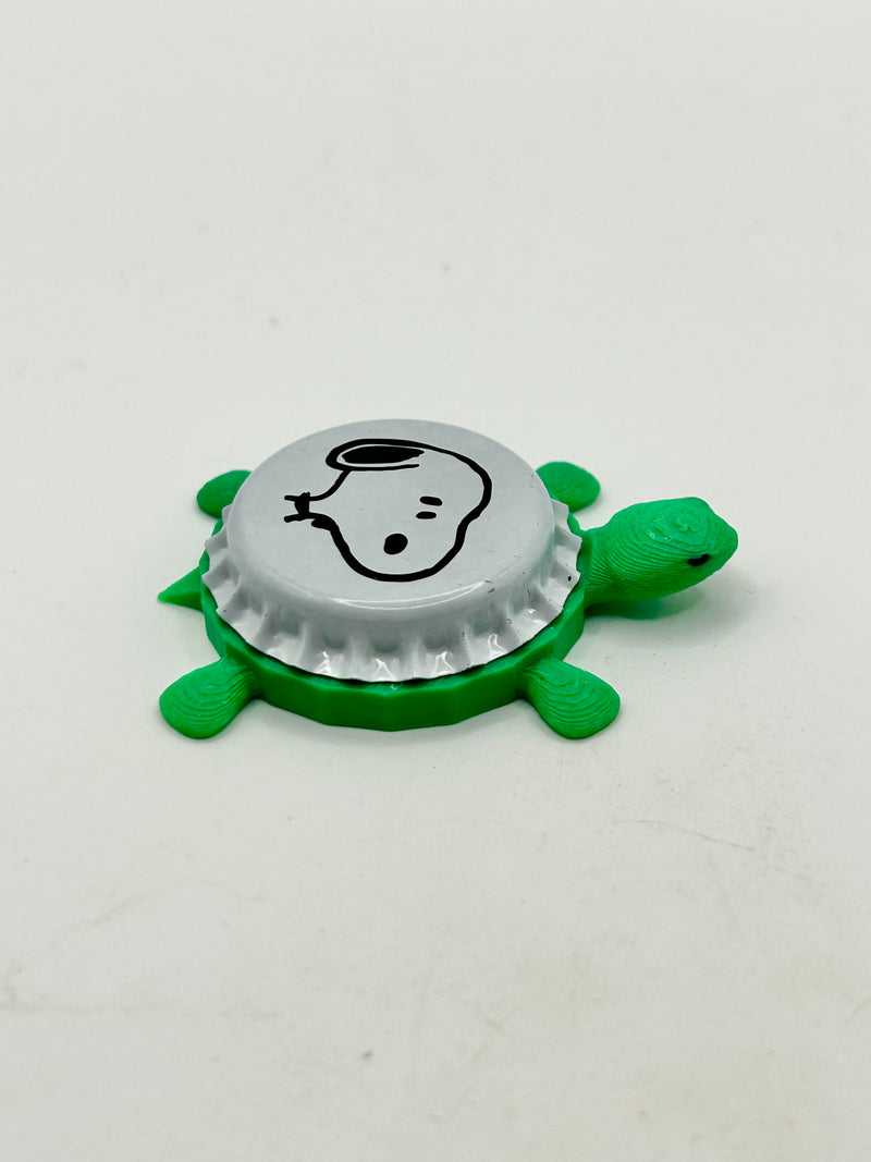 Snoopy - Bottle Cap Magnet Turtle Shell Shocked Art