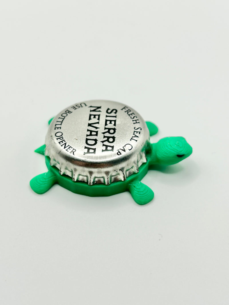 Sierra Nevada (Silver Cap) - Bottle Cap Magnet Turtle Shell Shocked Art