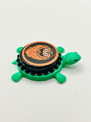 Gritty - Philadelphia Flyers - Bottle Cap Magnet Turtle Shell Shocked Art
