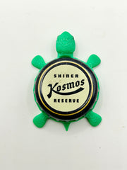 Shiner Kosmos - Bottle Cap Magnet Turtle Shell Shocked Art
