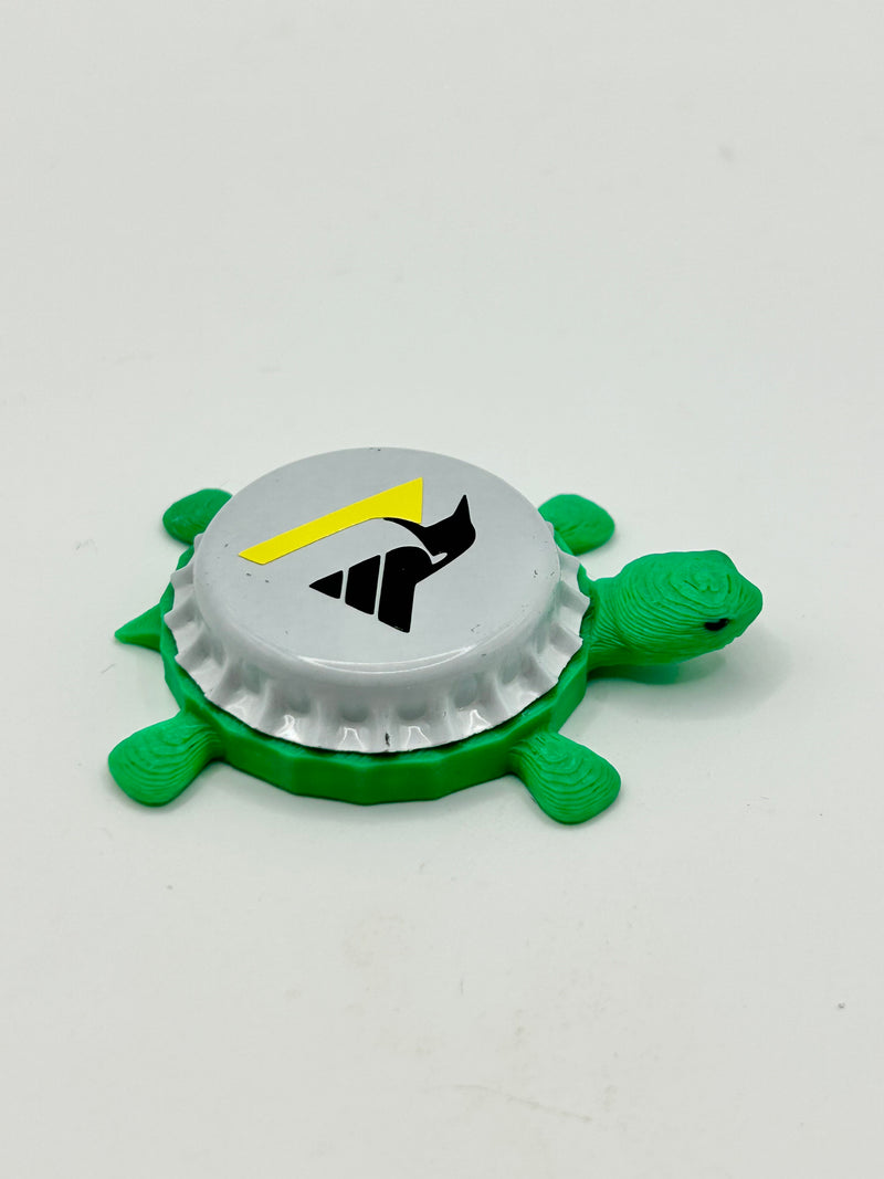Pittsburgh Penguins - Bottle Cap Magnet Turtle Shell Shocked Art