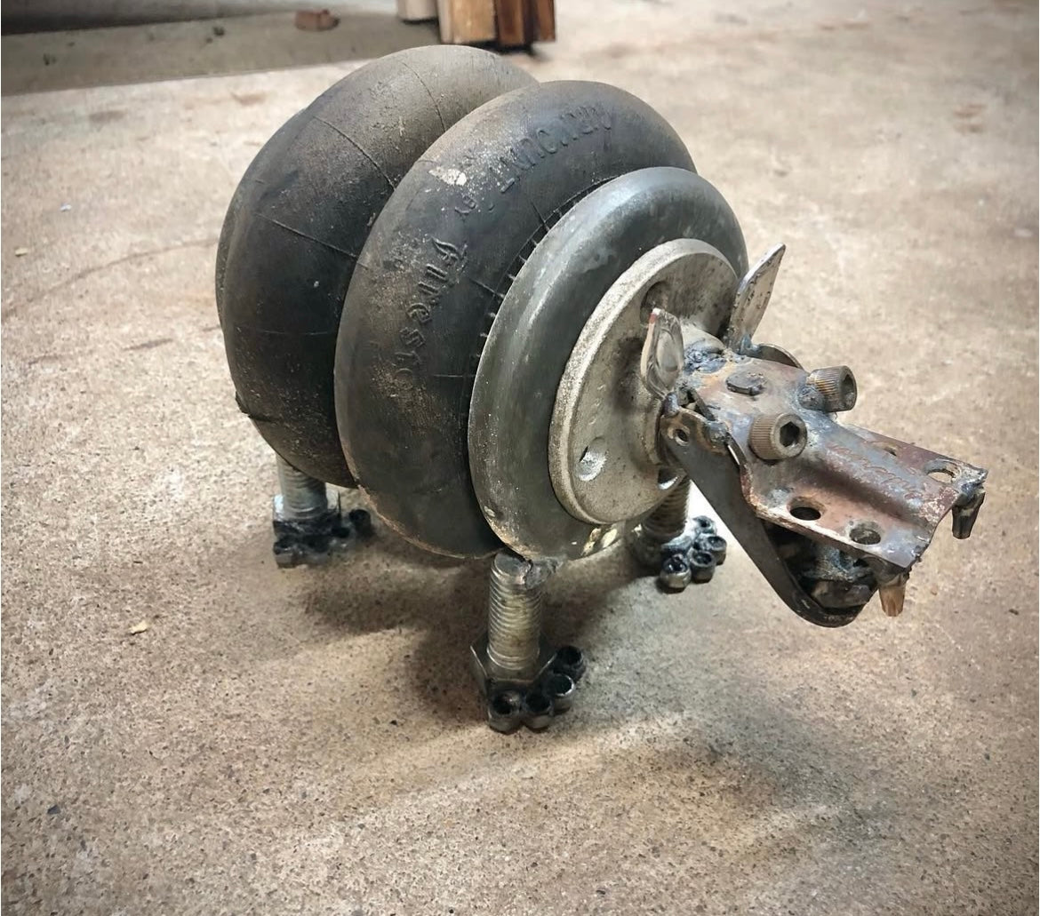 Hank - Metal Hippo Sculpture