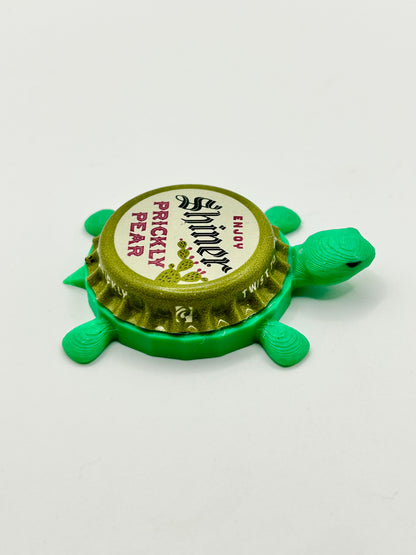 Shiner Prickly Pear - Bottle Cap Magnet Turtle Shell Shocked Art