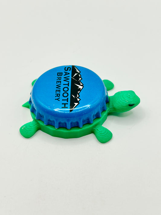 Sawtooth Brewery - Bottle Cap Magnet Turtle