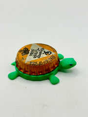 Orange Crush Soda (Rare Vintage) - Bottle Cap Magnet Turtle Shell Shocked Art