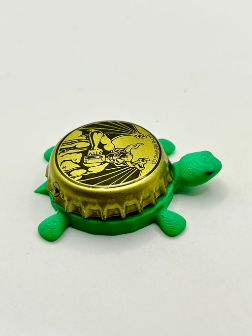 Stone Brewing Gargoyle, Black Trim (Vintage) - Bottle Cap Magnet Turtle Shell Shocked Art