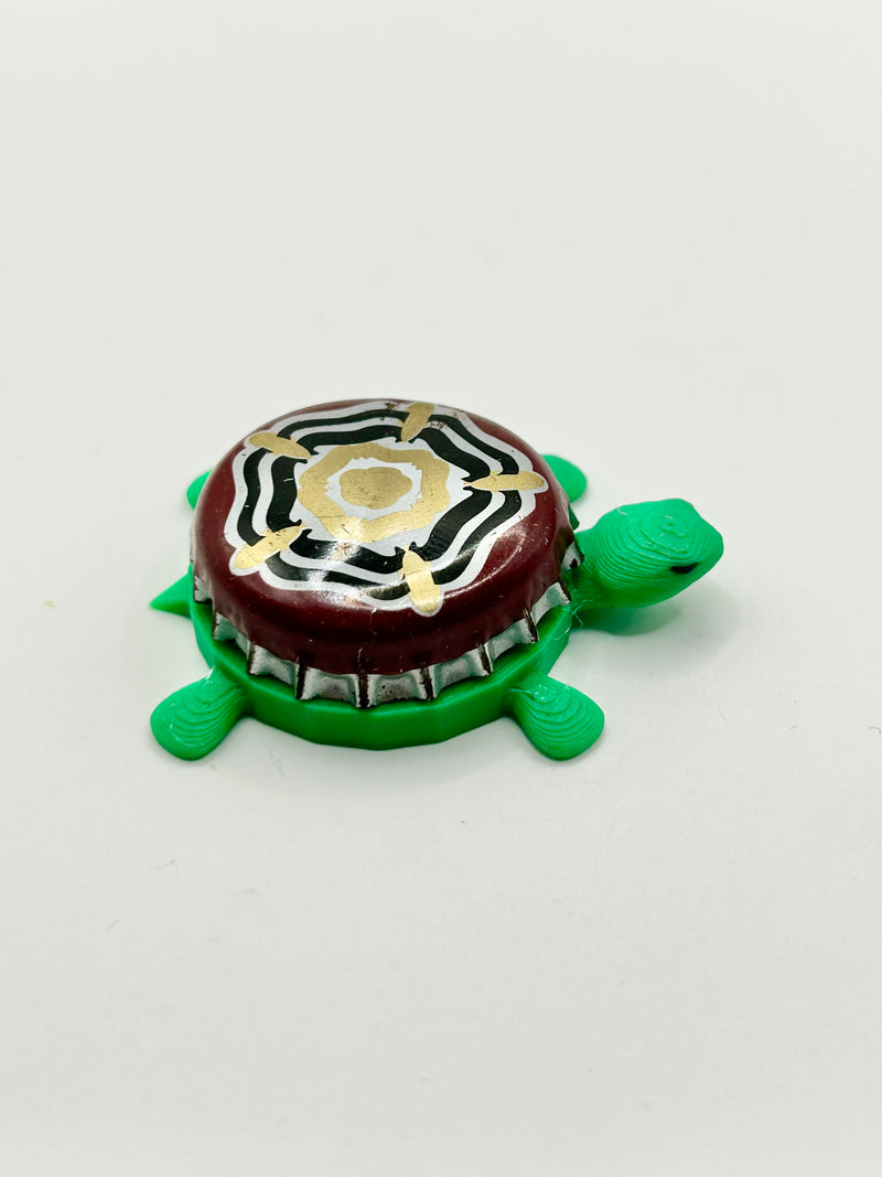 Samuel Smith Brewing (Burgundy) - Bottle Cap Magnet Turtle Shell Shocked Art