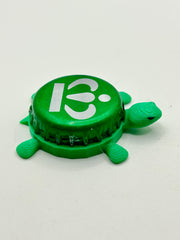 Little Kings Beer (Crown) - Bottle Cap Magnet Turtle Shell Shocked Art
