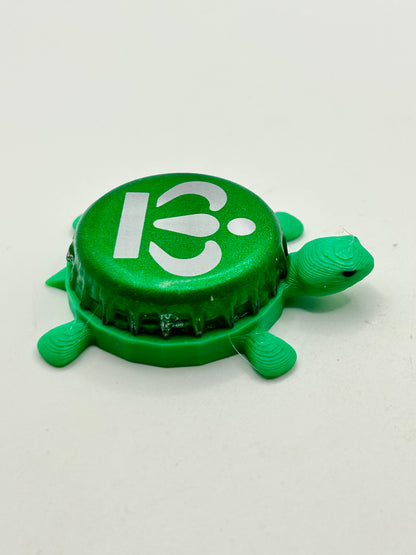 Little Kings Beer (Crown) - Bottle Cap Magnet Turtle Shell Shocked Art