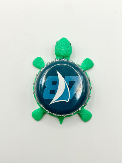 Full Sail Brewing (‘87) - Bottle Cap Magnet Turtle Shell Shocked Art