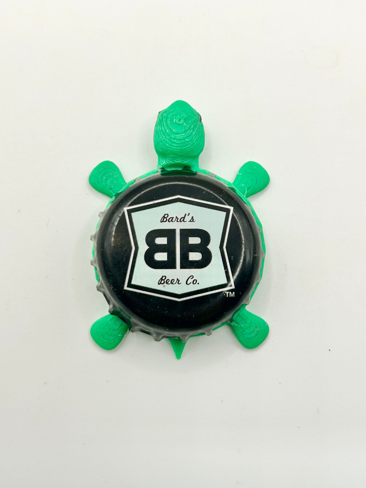 Bard’s Beer - Bottle Cap Magnet Turtle