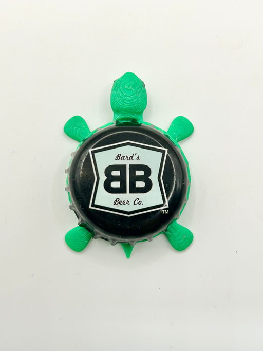 Bard’s Beer - Bottle Cap Magnet Turtle Shell Shocked Art