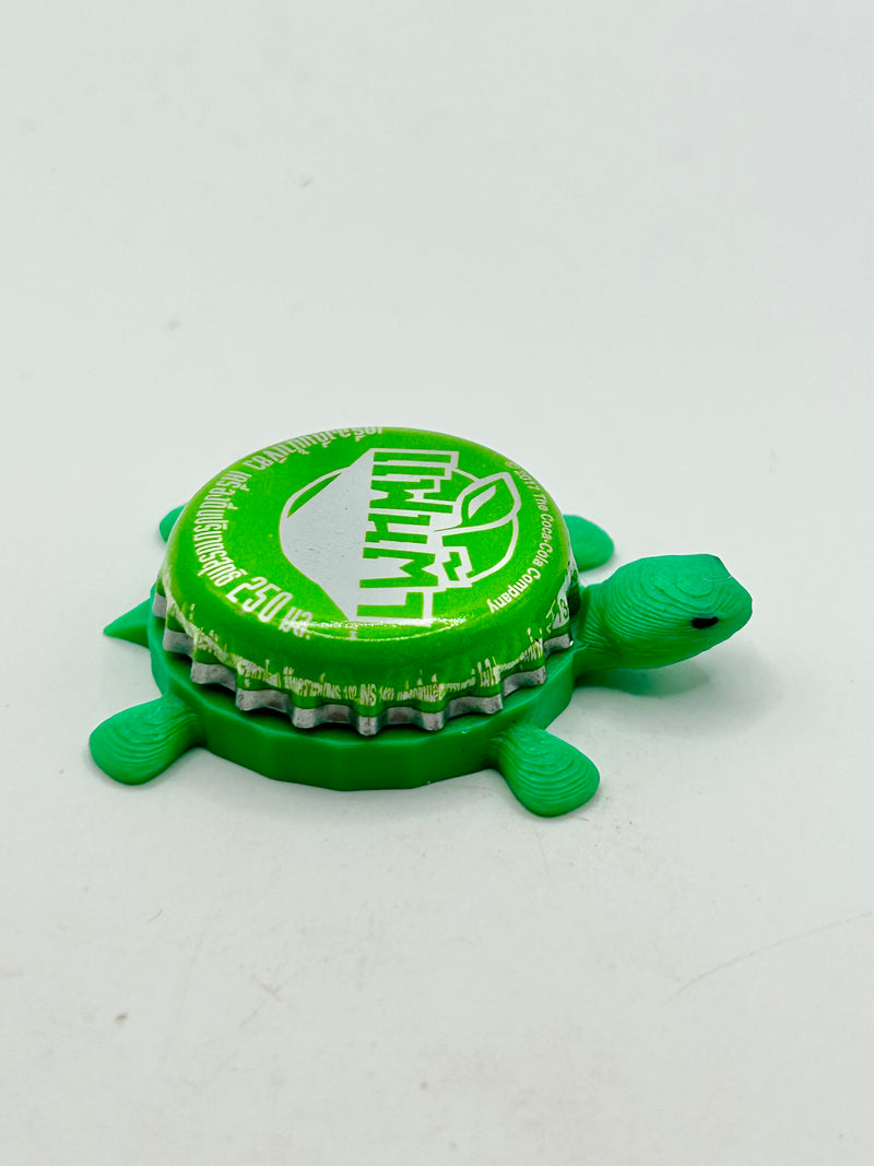 Fanta Soda (International) - Bottle Cap Magnet Turtle Shell Shocked Art