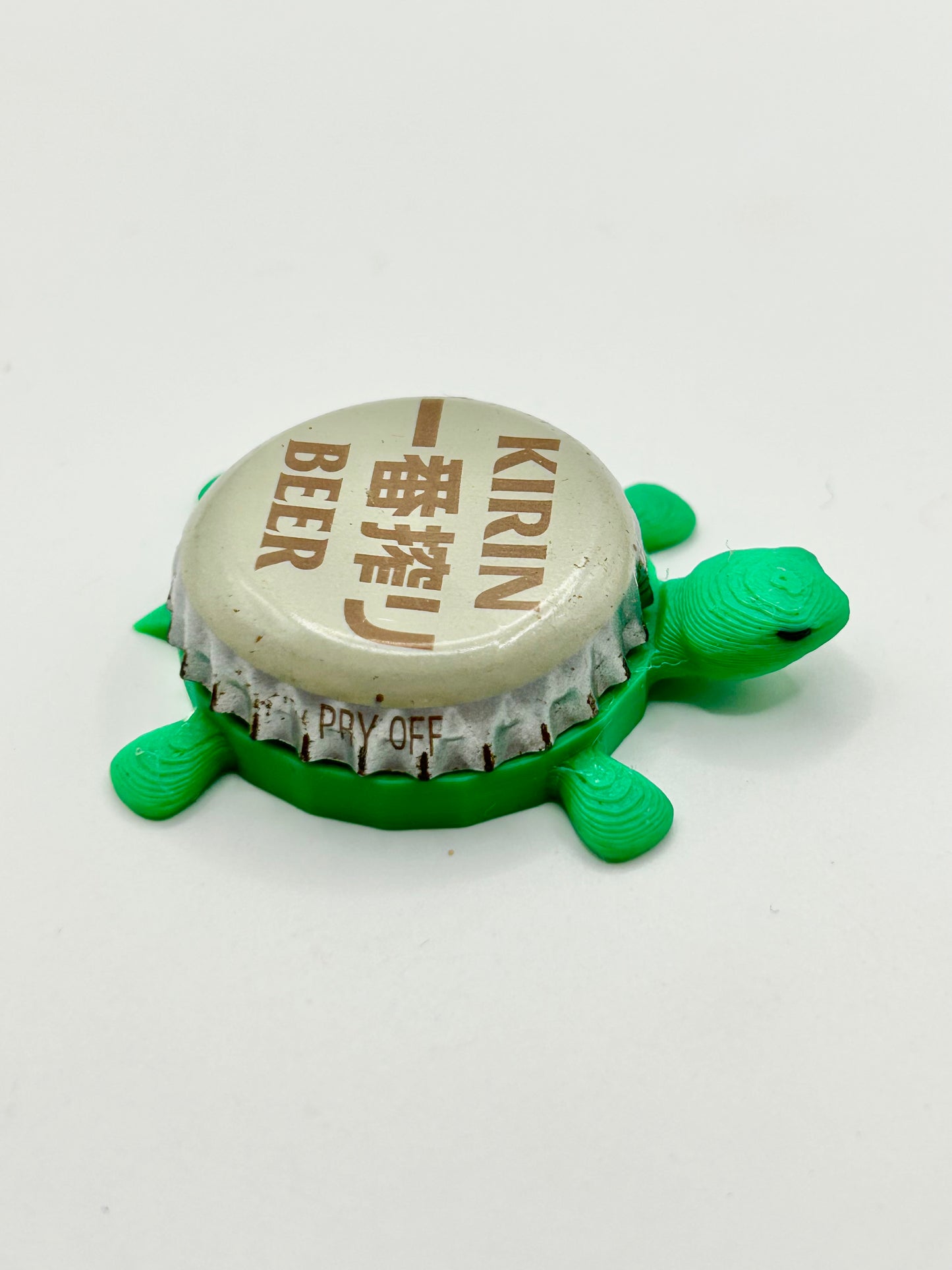 Kirin Beer - Bottle Cap Magnet Turtle